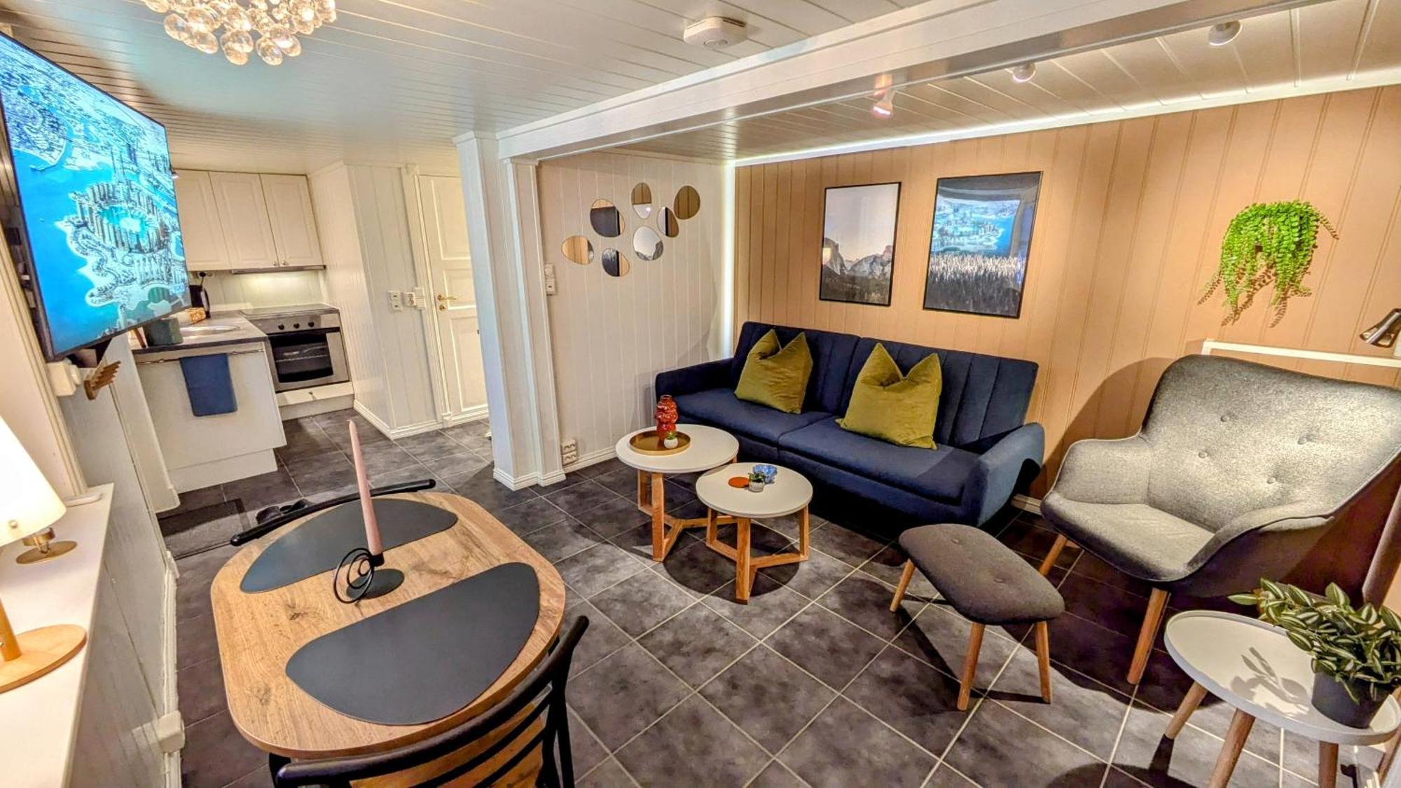 Exclusive And Cosy! Sea And Mountian View - Superfast Wifi, Washer And More Included Sortland Dış mekan fotoğraf